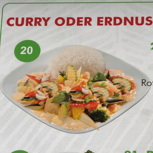 Rau Curry (vegetarisch, leicht scharf)