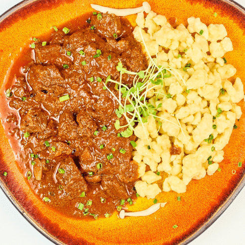 Rindergulasch (pikant)