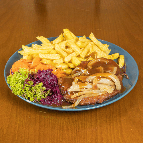 Hausgemachtes Schweineschnitzel