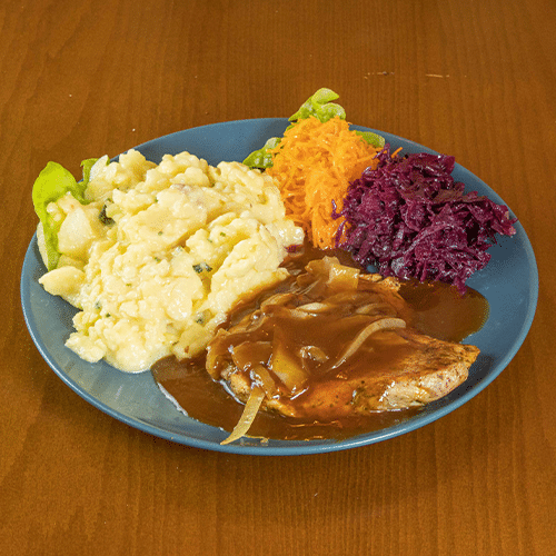 Mariniertes Schweinerückensteak