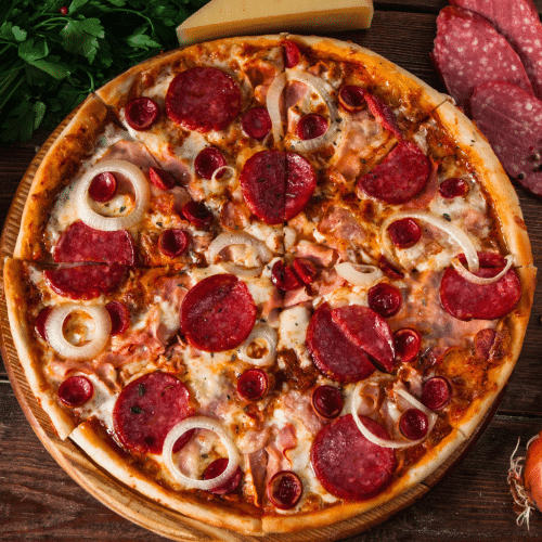 Pizza Diavola (scharf)