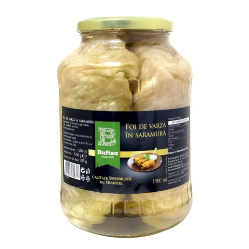 Buftea Kohlblätter in Salzlake 1.5l