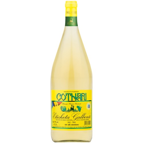 Cotnari Eticheta Galbena Weißwein halbtrocken 1.5l