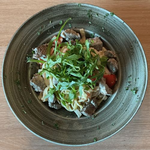Tagliatelle di Manzo al Limone