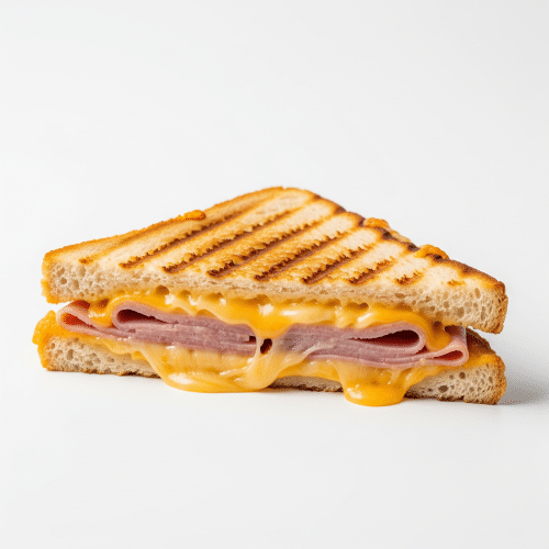 Grilled Sandwich mit Schinken und Käse