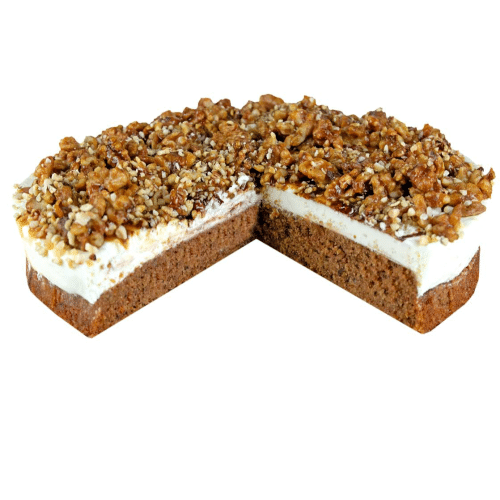 Carrot Walnuss Quark Kuchen