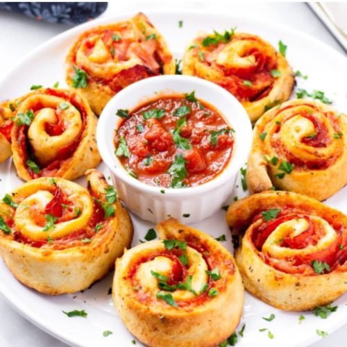 Pizzabrötchen Knoblauch