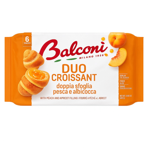 Balconi Duo Croissant mit Aprikosenfüllung 300g