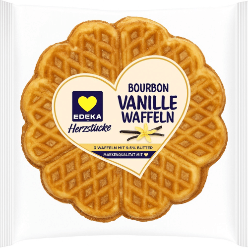 Herzstücke Bourbon Vanille Herzwaffeln 165g