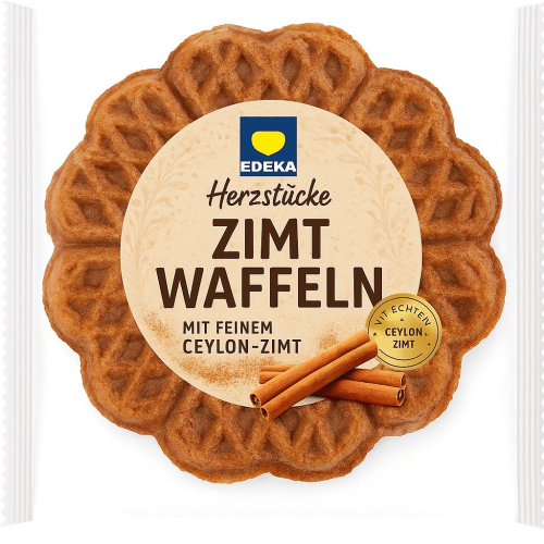 Herzstücke Herzwaffeln mit Zimt 165g