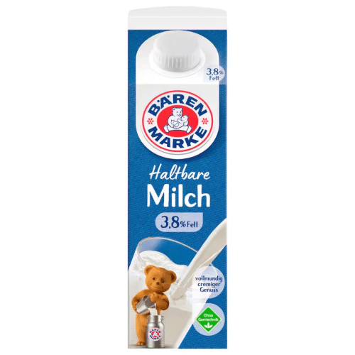 Bärenmarke Die haltbare Alpenmilch 3,8 1l