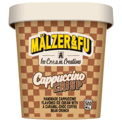 Mälzer & Fu Eiscreme Cappuccino Crisp 500ml