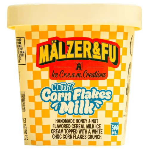 MÄLzer&Fu Nutty Ice Cream Corn Flakes Milk 500ml