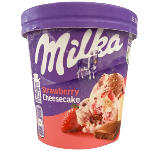 Milka Speiseeis Strawberry Cheesecake 480ml