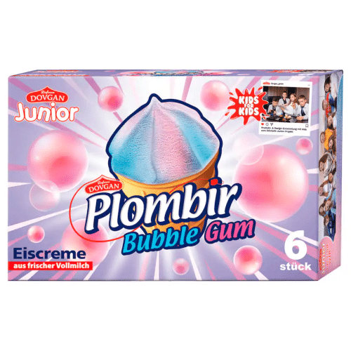 Plombir Bubble Gum mit Kaugummigeschmack 120ml (1 Stück)