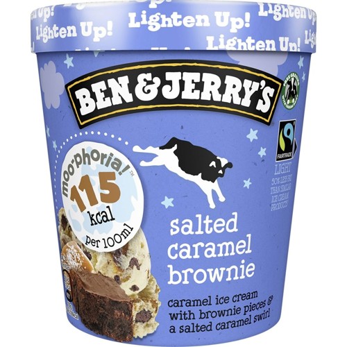 Ben & Jerry's Salted Caramel Brownie Eis Becher 0.465l