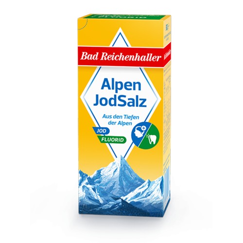 Bad Reichenhaller AlpenJodSalz + Fluorid 500g