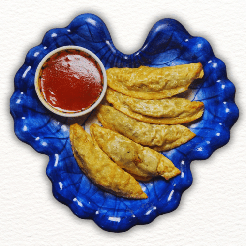 Frittierte koreanische Maultaschen (5 Stück)