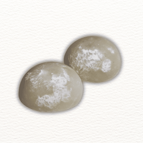 Japanische Mochi mit Rote-Bohnen-Füllung (2 Stück)