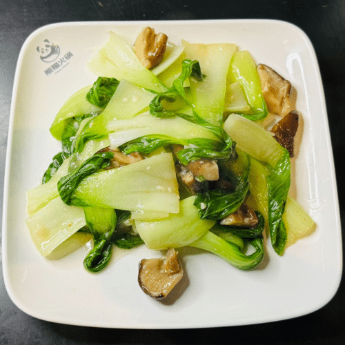 M31. Pak Choi gebraten mit Shiitakes