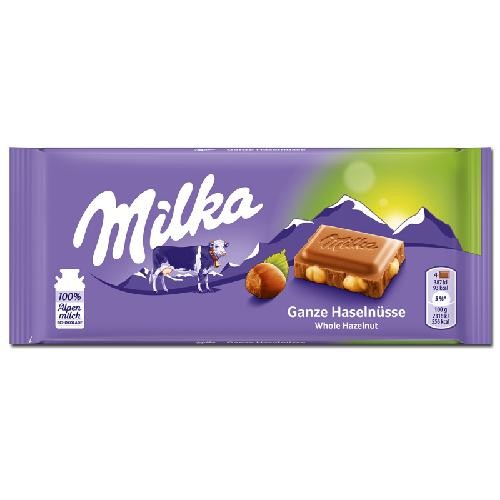 Milka Ganze Haselnüsse 100g